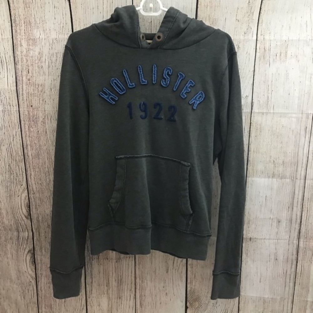 Hollister gray hoodie sweatshirt ( small)